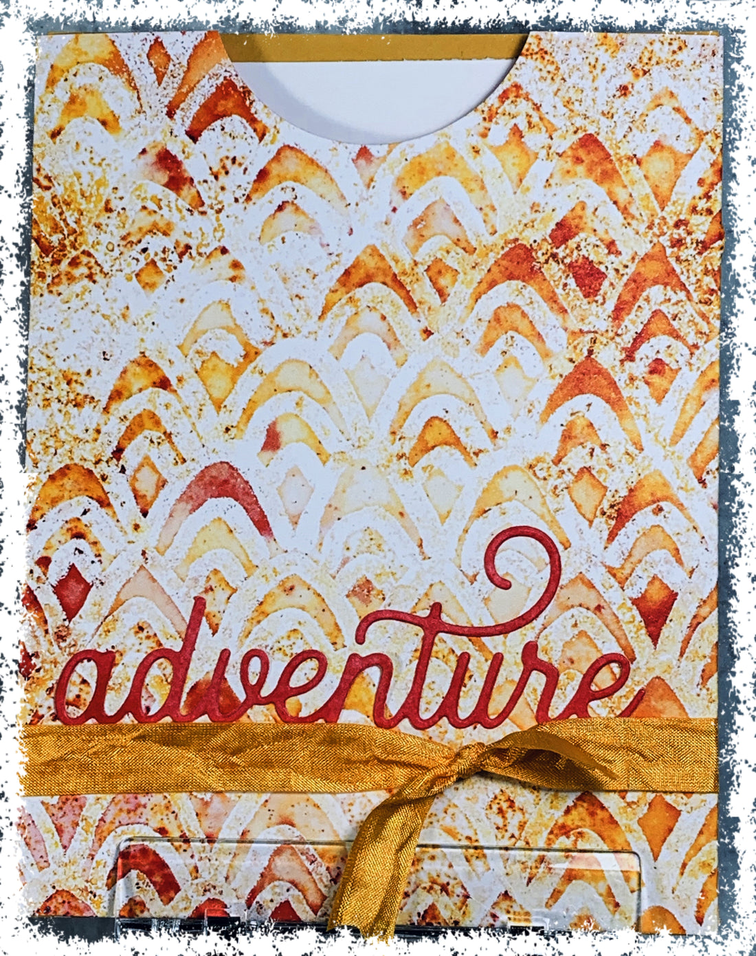 Adventure Pocket Card with Stampin' UP!s See A Silhoutte DSP