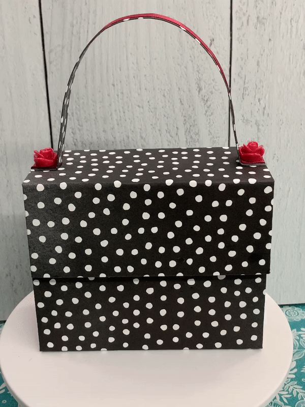 Paper Purse Box With Handle