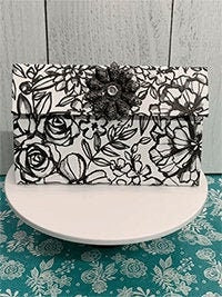 Handmade Paper/Chip Board Clutch Purse / Gift Bag