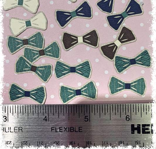 Bow Tie Die Cuts from Retired Stampin' UP! Designer Series Paper