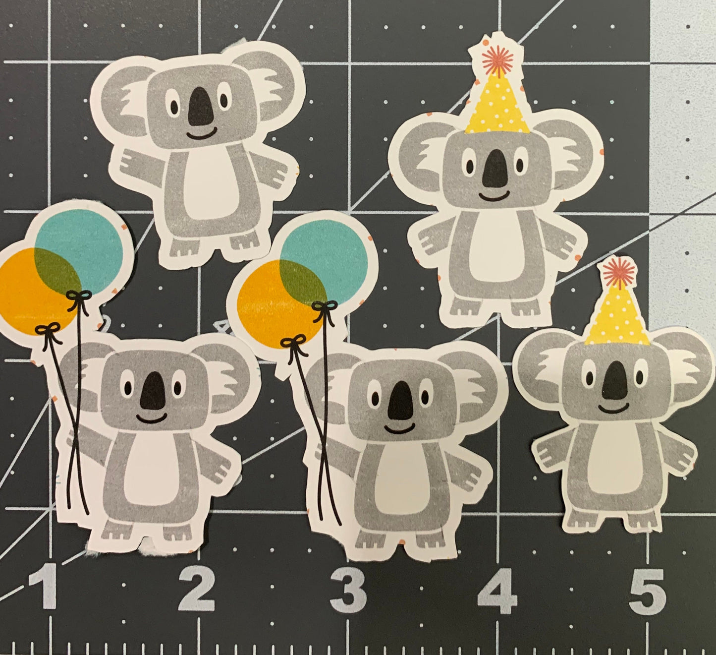 Stampin' UP! Retired Designer Series Paper - Die Cut Pack - Birthday Bonanza - Koala's